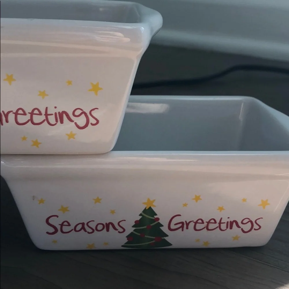 3 Holiday Theme Baking Dishes Bakeware